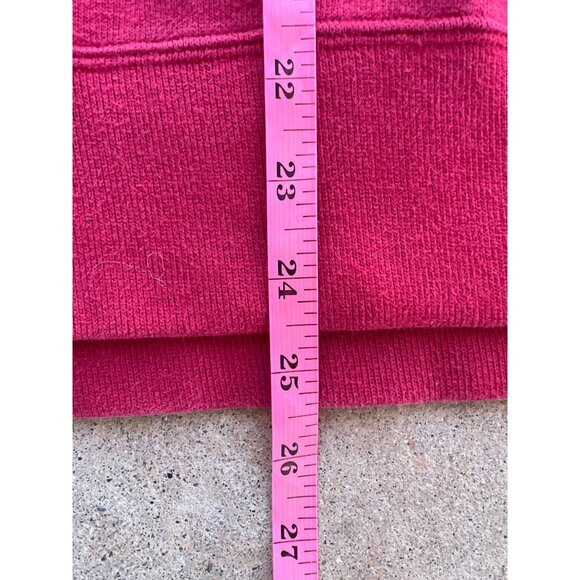 Vintage Polo Ralph Lauren Red V-Neck Sweater XXL 100% Cotton With Embroidered Lo - Picture 5 of 5